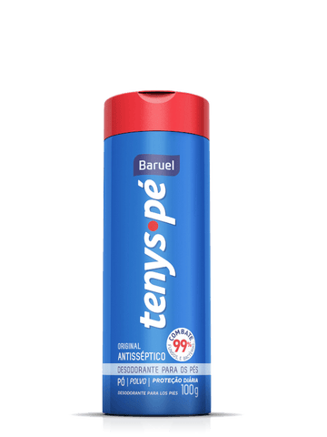 Desodorante Antisséptico Tenys Pé Baruel Pó Original