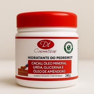 Hidratante do Pedreiro DT Cosméticos para Mãos e Pés 240g