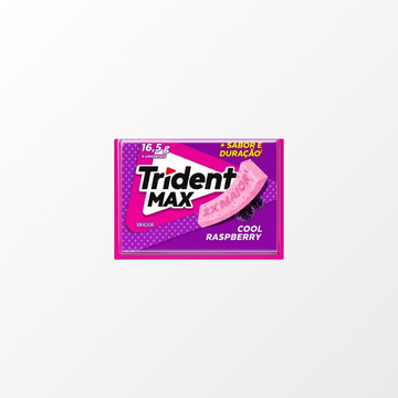 Chiclete Trident Max Framboesa