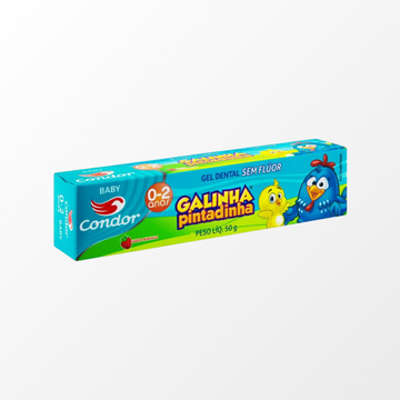 Creme Dental Infantil Condor Baby Galinha Pintadinha