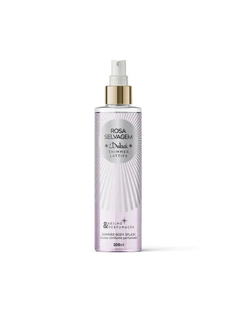 Rosa Selvagem - Body Splash Dubai Lattifa Brilho e Perfumação