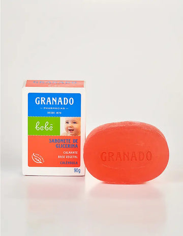 Sabonete de Glicerina Barra Bebê Granado Calêndula 90g