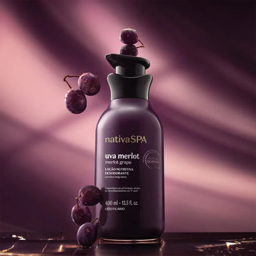 Loção Hidratante Nativa Spa - Merlot Grape, 400ml