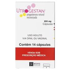 Utrogestan Progesterona 200mg 14 cápsulas