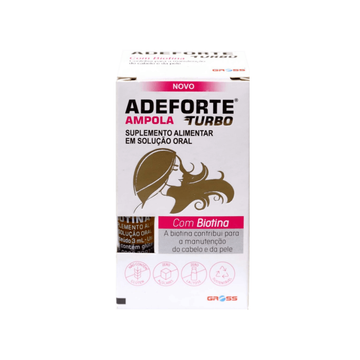 Suplemento Vitaminico Adeforte Turbo + Biotina Gross 3ml - Ampola