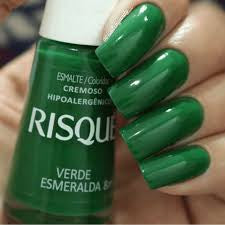Esmalte Risque - Verde Esmeralda  8ml
