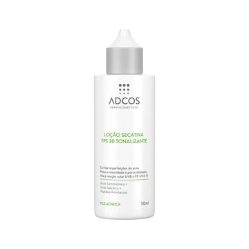 Acne Solution Loção Secativa FPS 30 Tonalizante - Adcos - 50ml