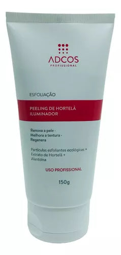 CLEAN SOLUTION PEELING DE HORTELÃ ILUMINADOR - 150G - ADCOS - TIPO DE PELE TODO TIPO DE PELE