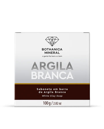 SABONETE DE ARGILA BRANCA / Barra (100g) Bothanica Mineral