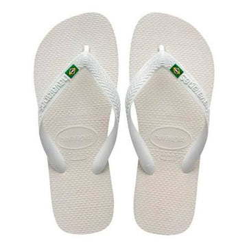 Havaianas Branca Bandeira 37/38