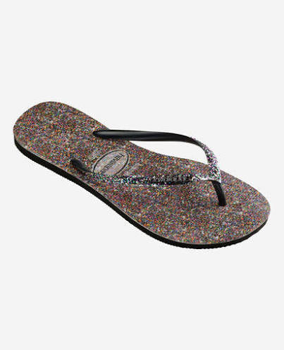 Havaianas Slim Carnaval Preta/Multicores 35/36