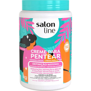 SALON LINE CREME PARA PENTEAR DEFINIÇÃO MÁXIMA 1KG