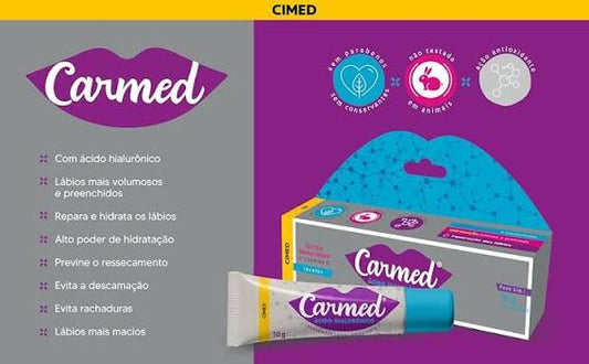 Hidratante Labial Carmed Ácido Hialurônico 10g