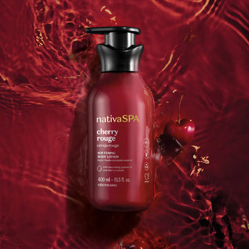 Loção Corporal Aveludada Nativa Spa Cereja Rouge 400ml oBoticario Y