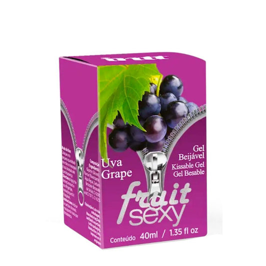 Fruit Sexy Uva - Gel Beijável com Efeito Quente 40g