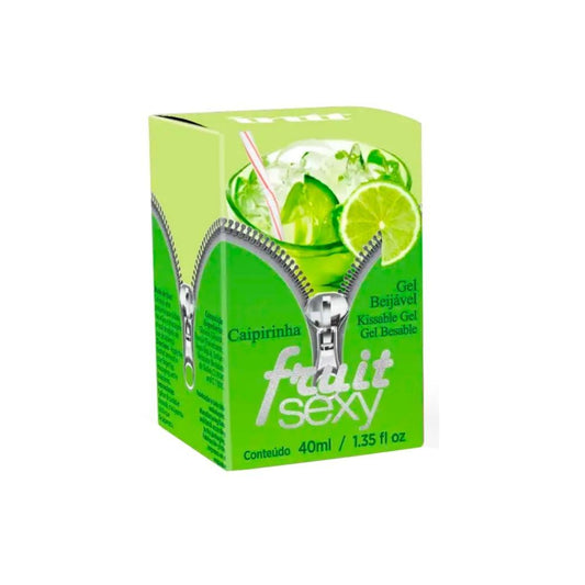 Fruit Sexy Caipirinha Gel beijável com efeito quente 40g