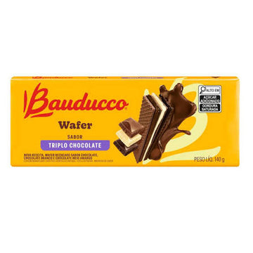 Wafer Bauducco Triplo Chocolate