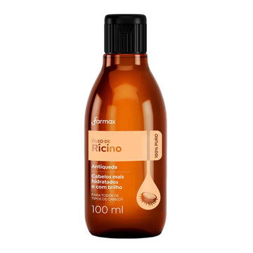 Óleo Capilar de Rícino Puro Farmax Antiqueda 100ml