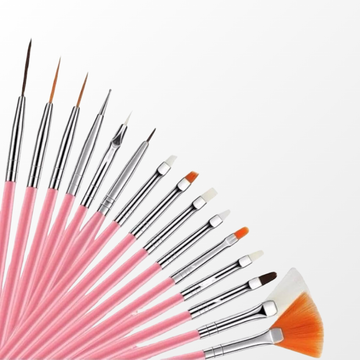 Kit Pincel Unha Artistica