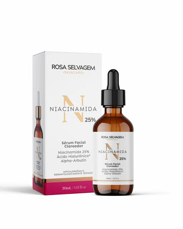 Rosa Selvagem - Niacinamida 25% Sérum Facial Clareador