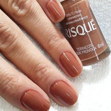 Esmalte Risqué Cremoso Terracota que Provoca