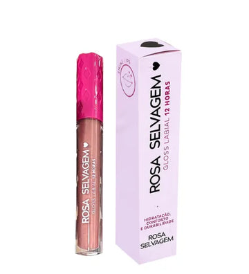 Rosa Selvagem Gloss Labial 5ml  - Nude