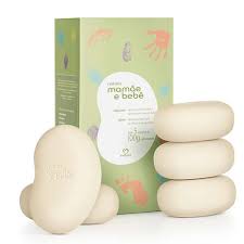 Mamãe e Bebe - Kit de Sabonetes em Barra Tradicional 5 x 100 Gr - Natura