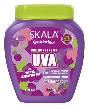 Skala  Creme de Tratamento Uva 1000g
