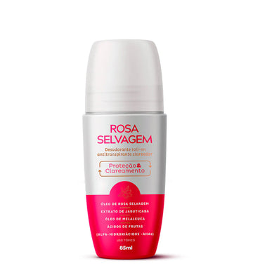 Rosa Selvagem - Desodorante clareador Roll on